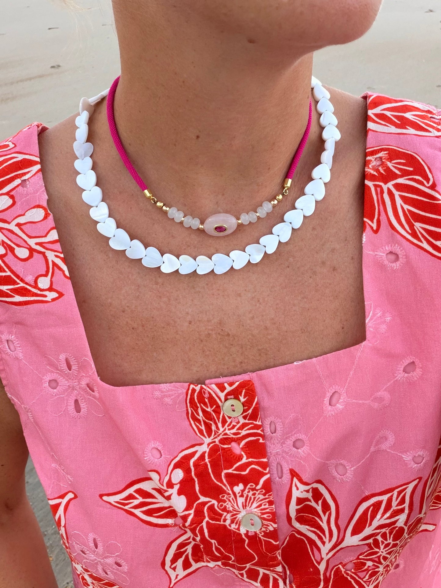 Hearts: white shell