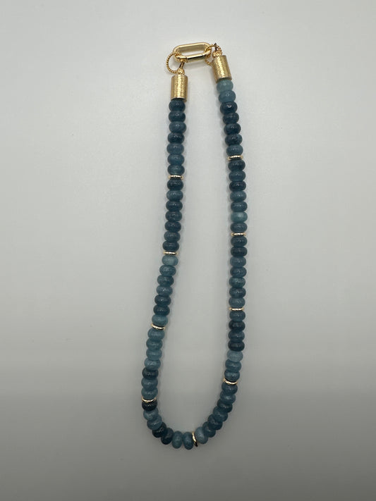 Flock: blue rondelle