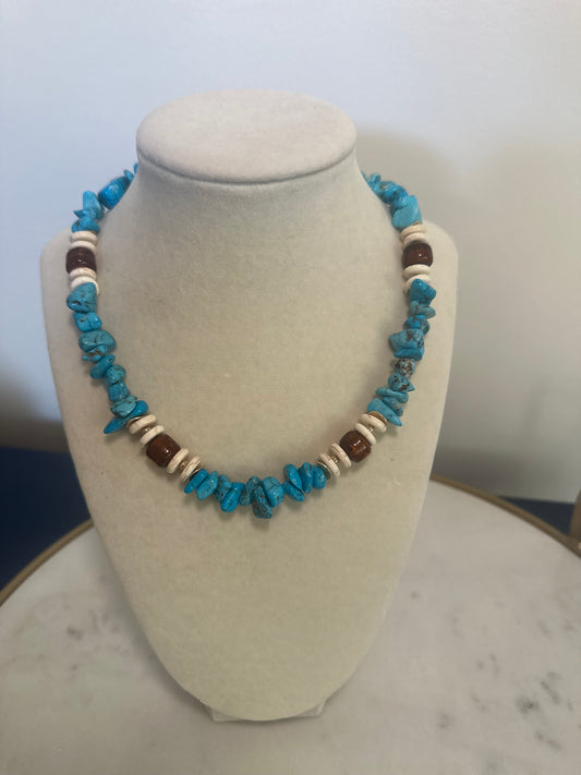 Wild Nest: turquoise and bronze