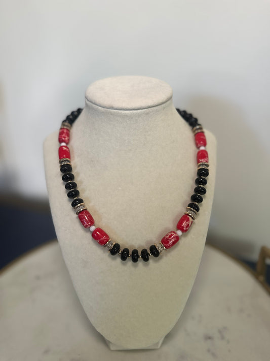 Game Day: black and red