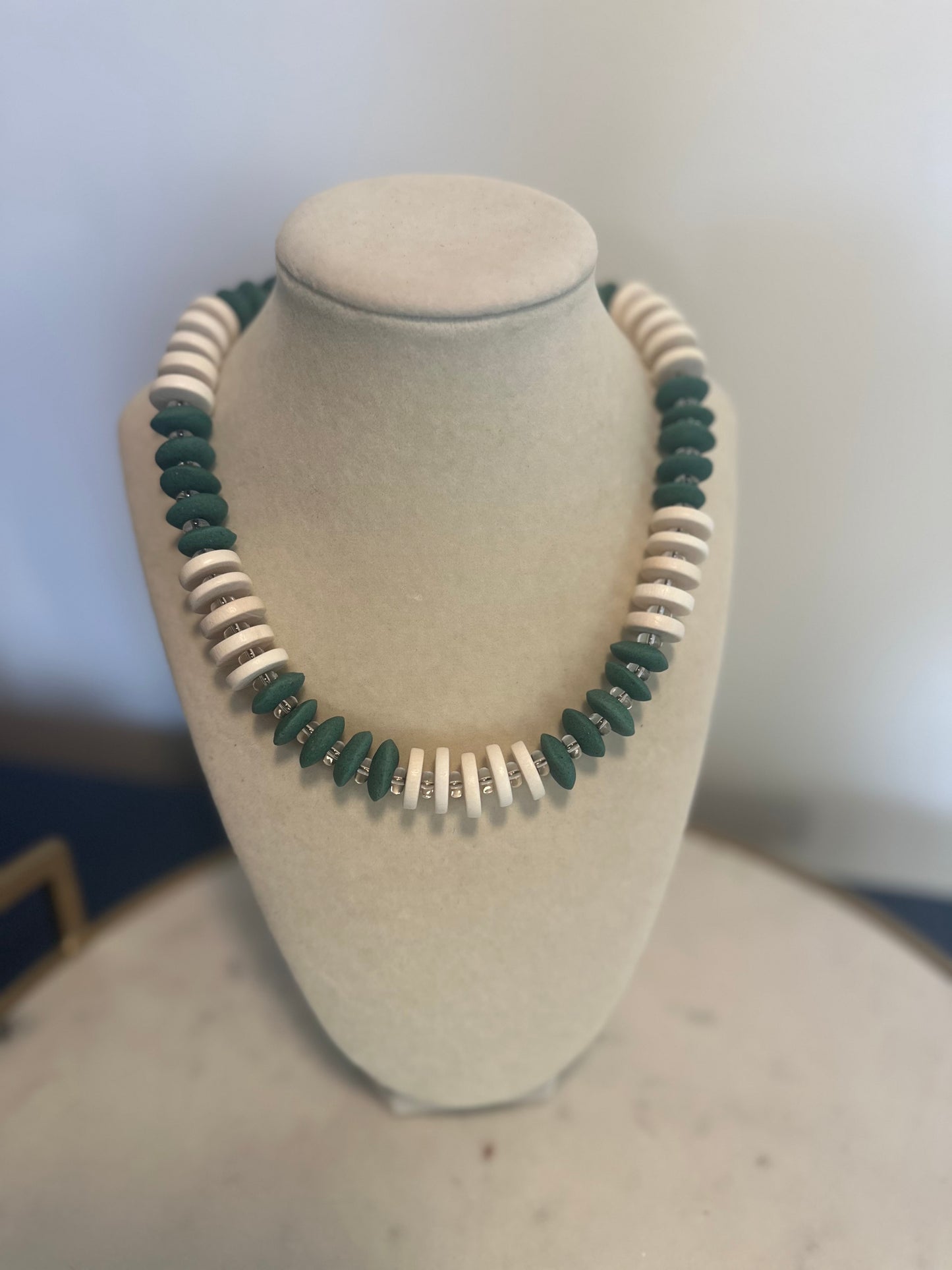 Meridian: white and green