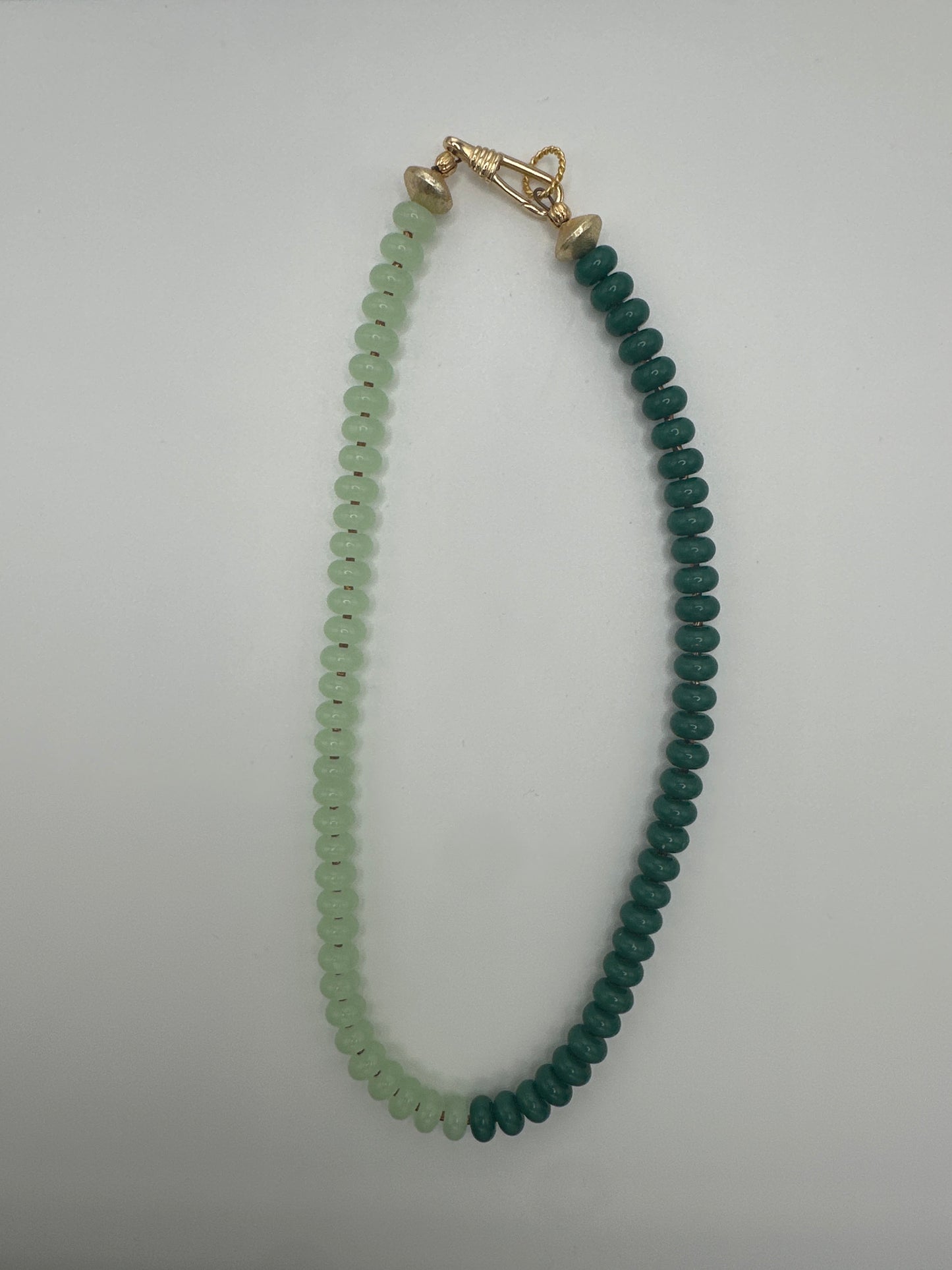 Flock: two tone green