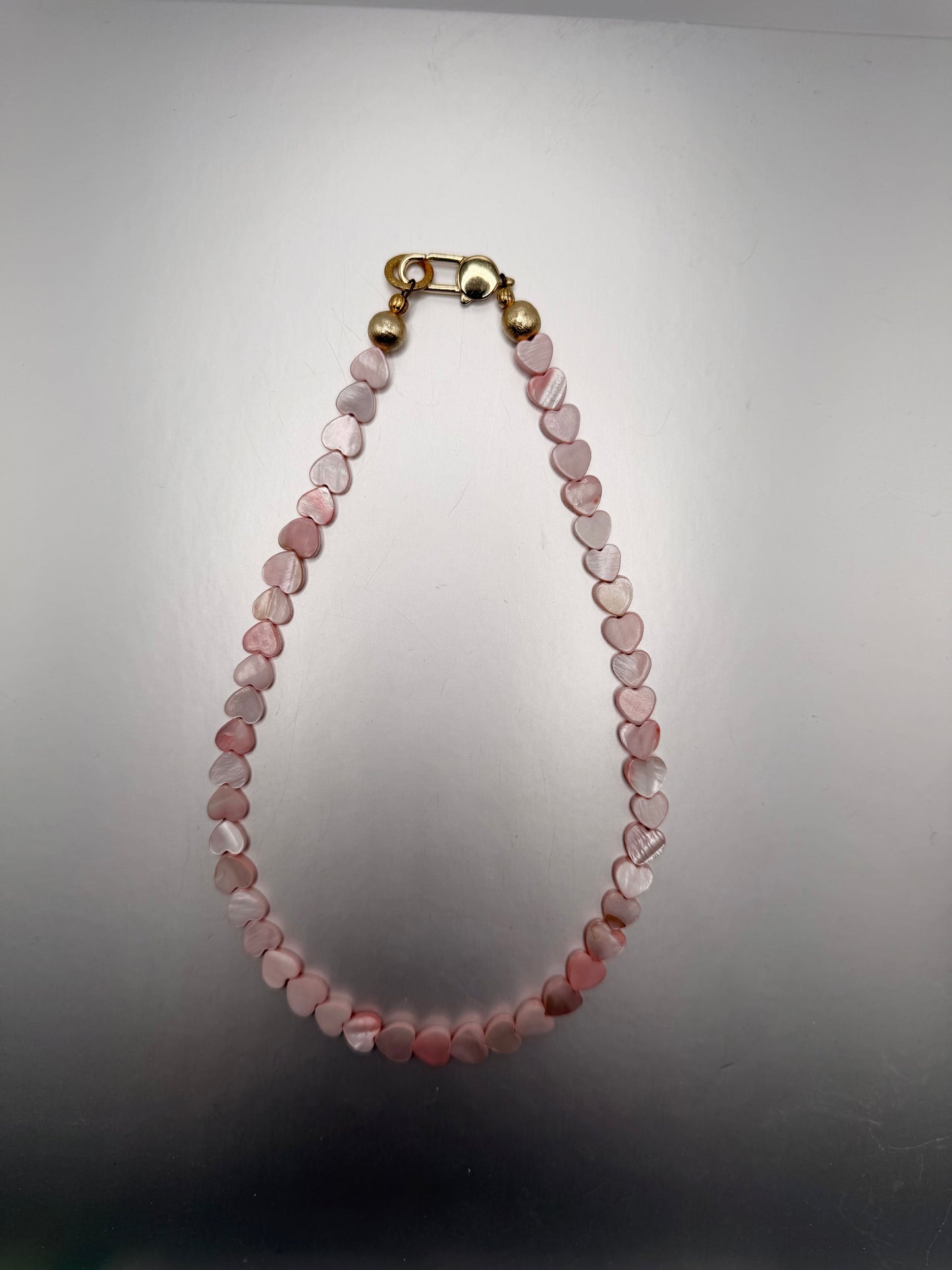 Hearts: pink shell