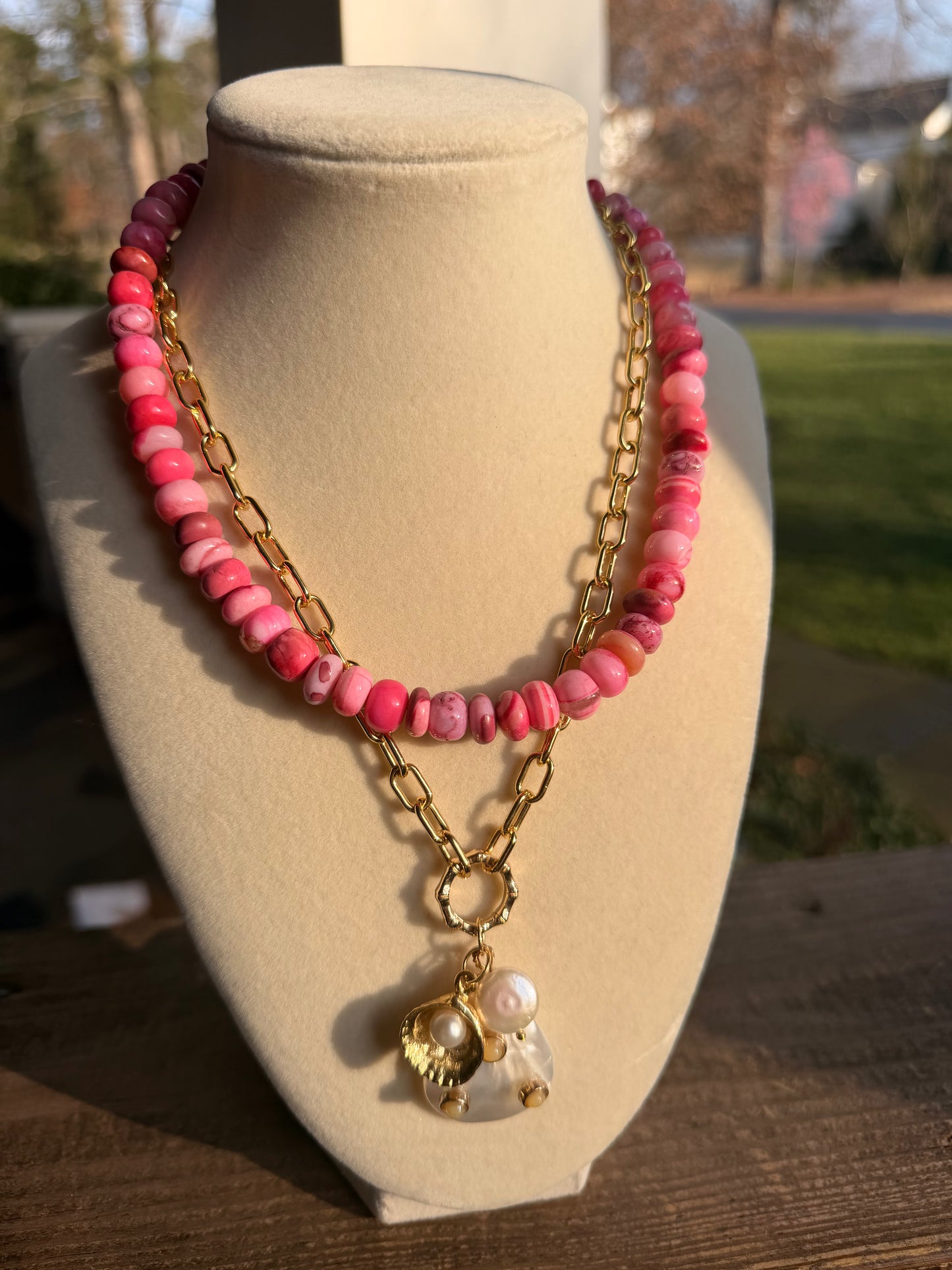 Flock: Opal candy necklace