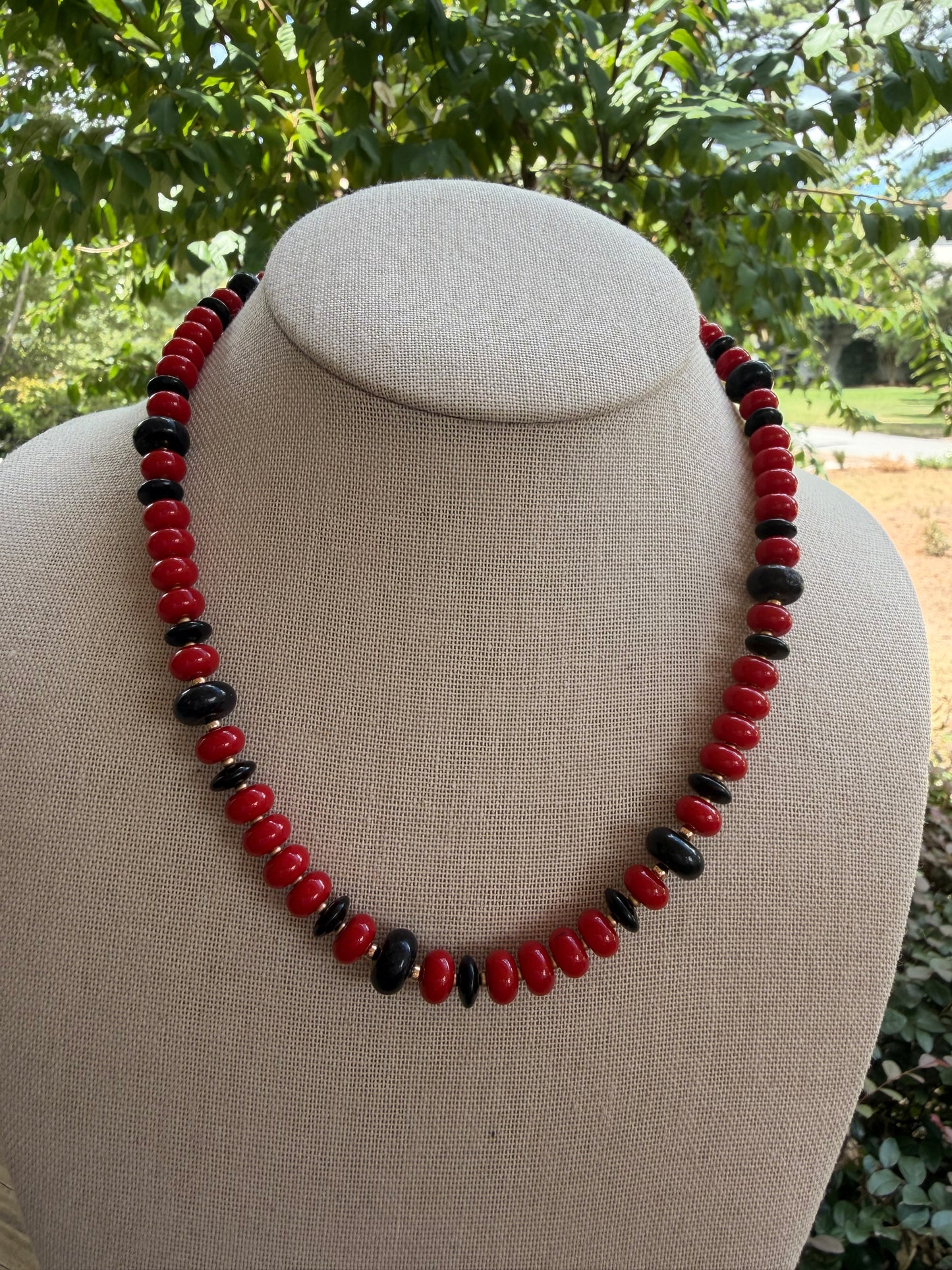 Game Day: red and black