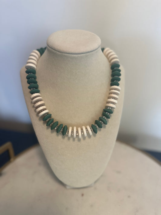 Meridian: white and green