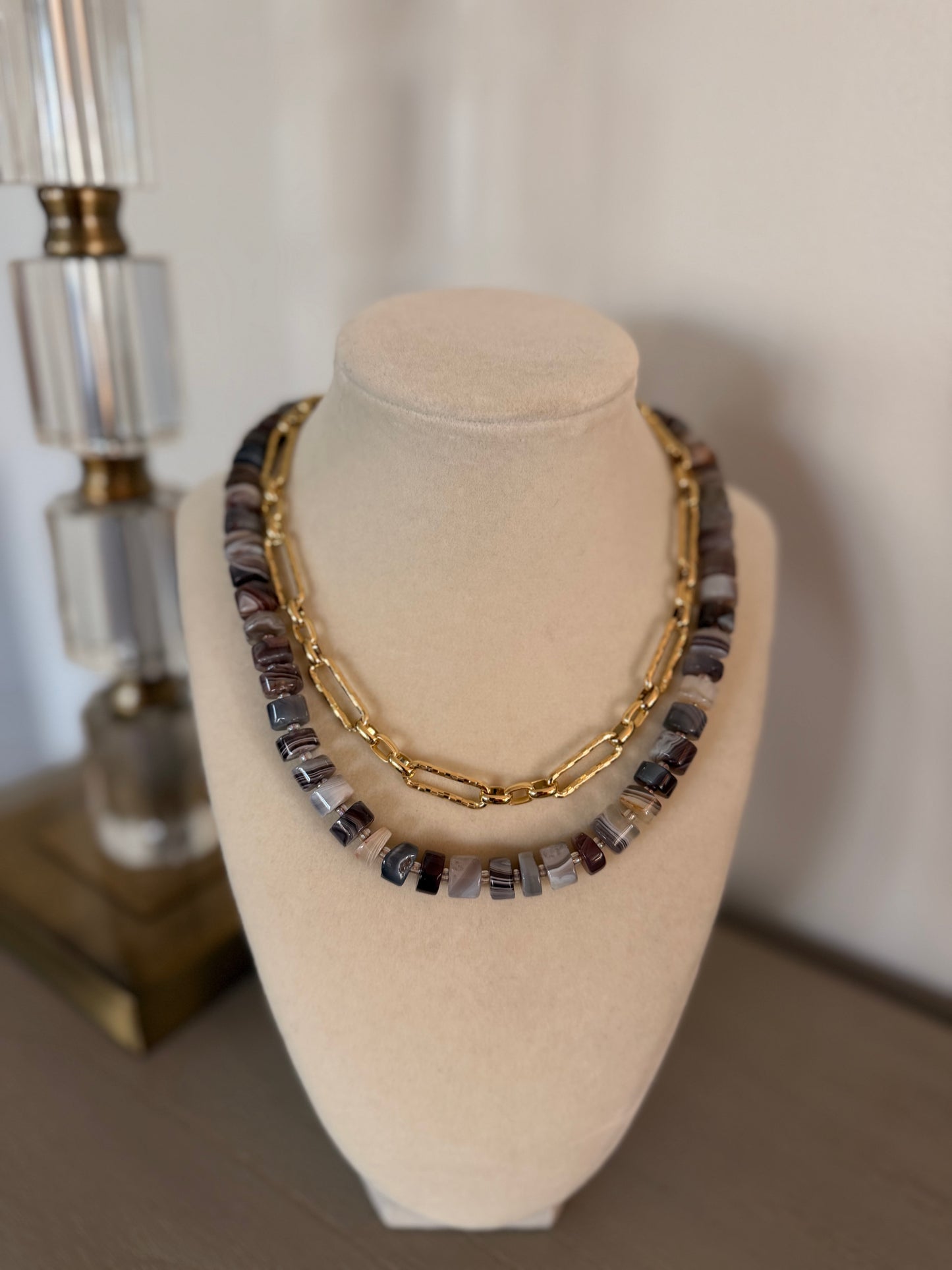 Meridian: cylindrical browns and greys