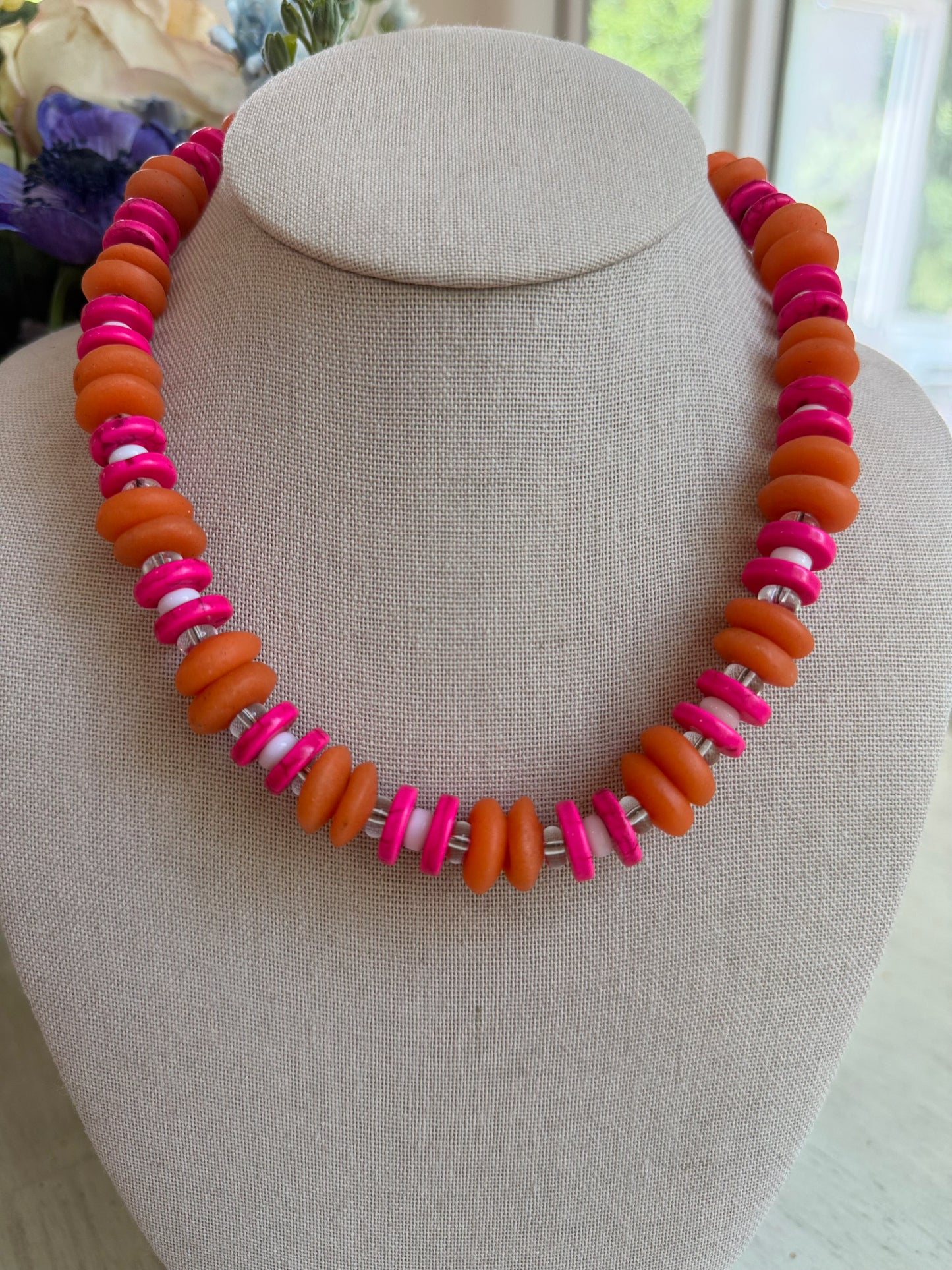 Meridian: hot pink and orange