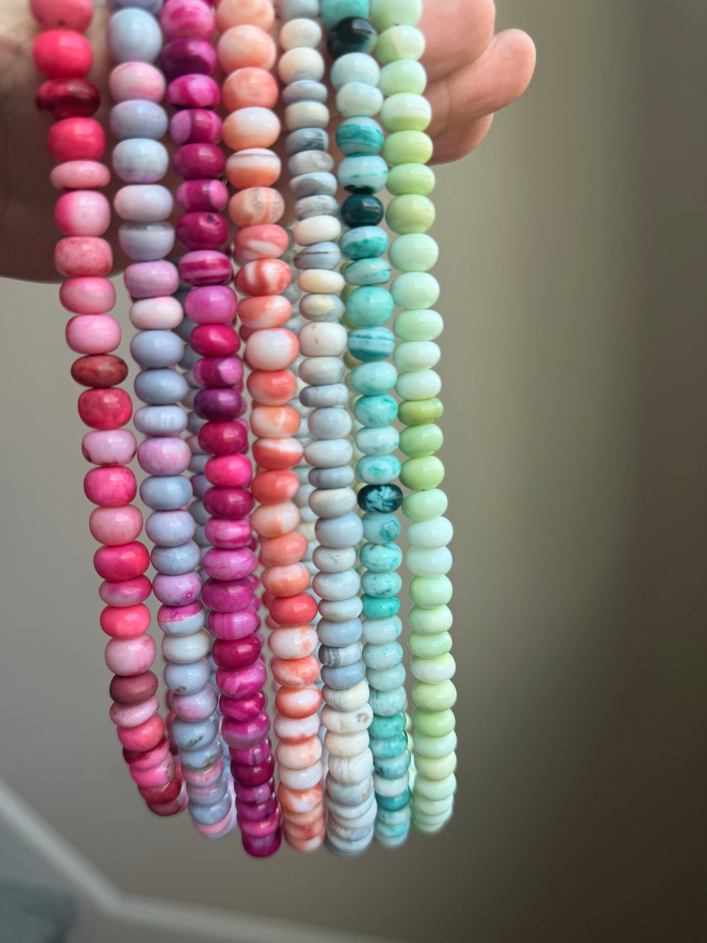 Flock: Opal candy necklace
