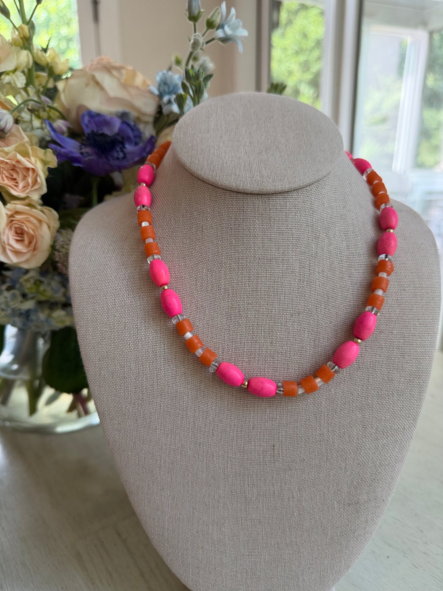 Pink and Orange