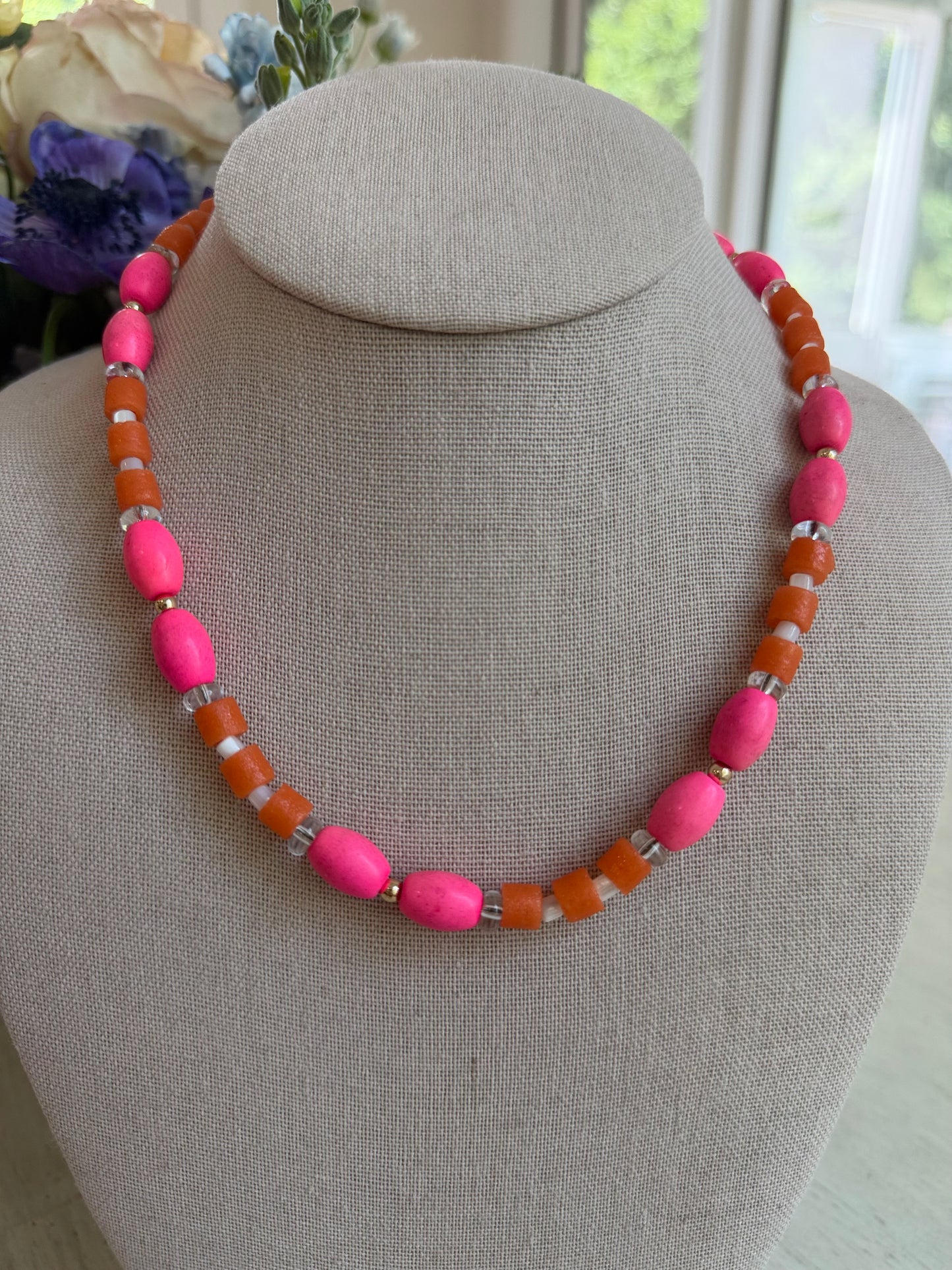 Pink and Orange
