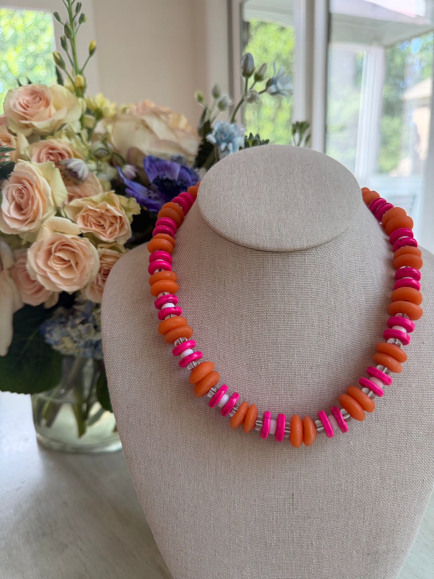 Meridian: hot pink and orange