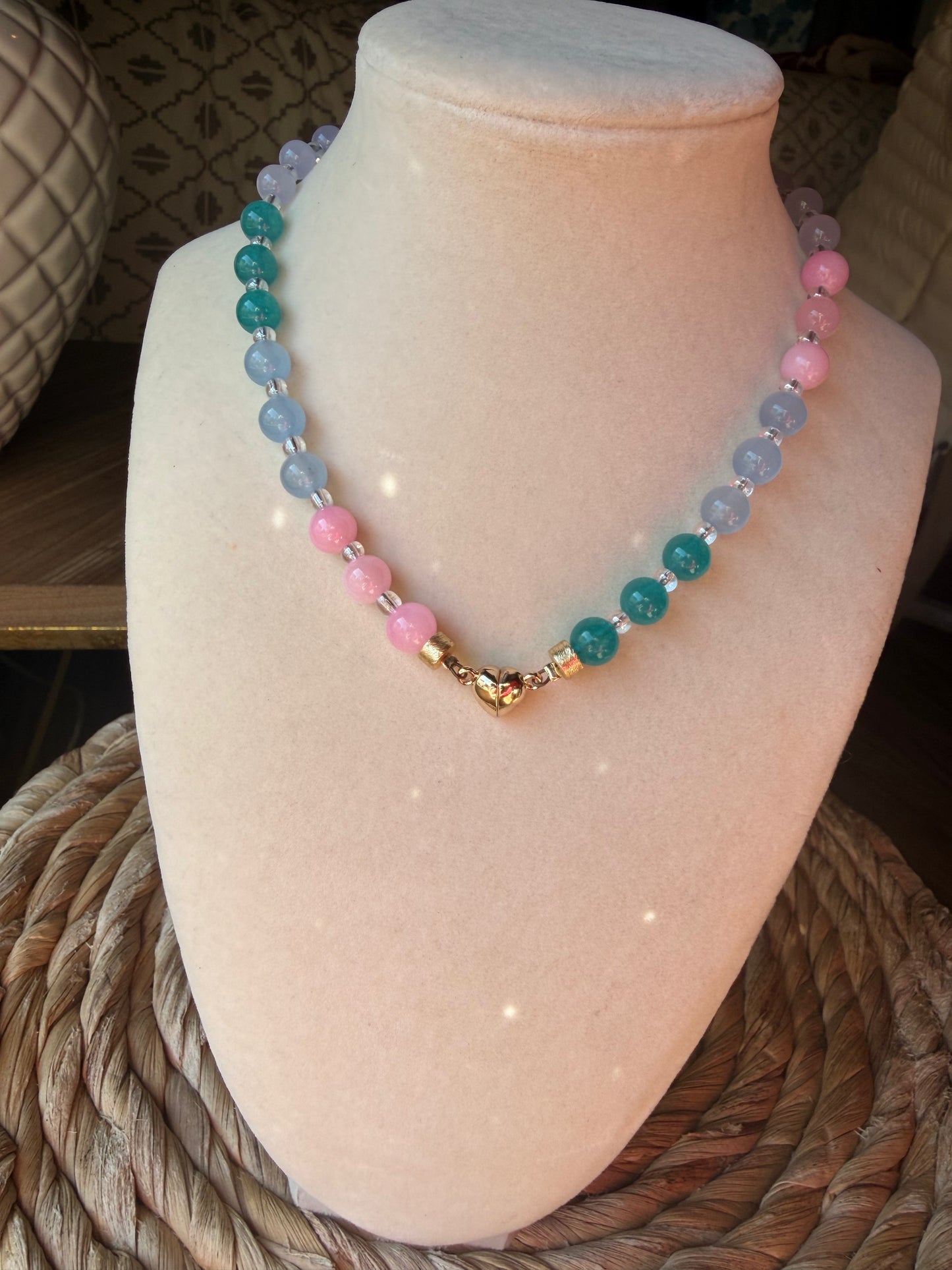 Twinkle line: girl’s magnetic clasp necklace