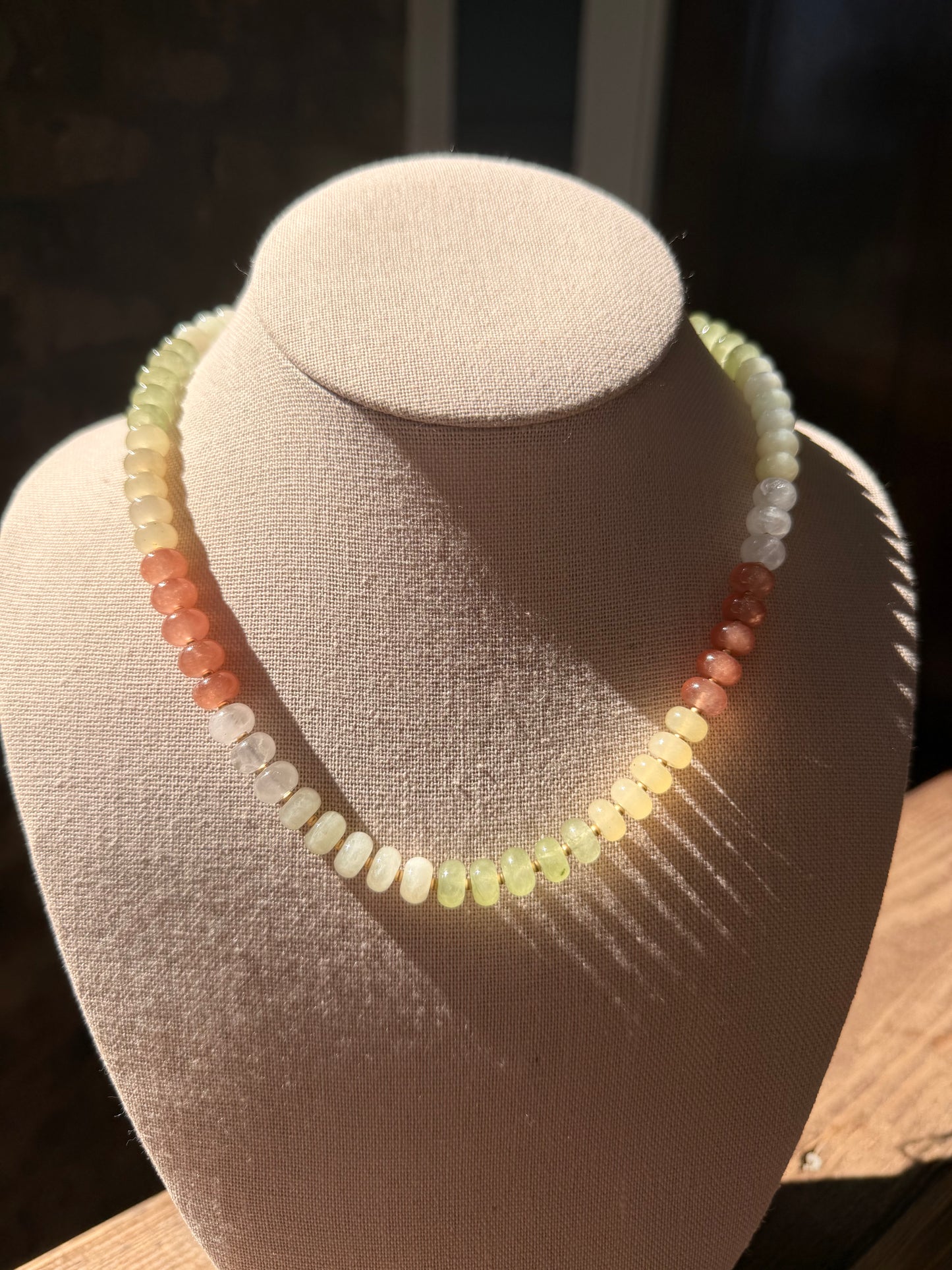 Flock: light green, pink, clear