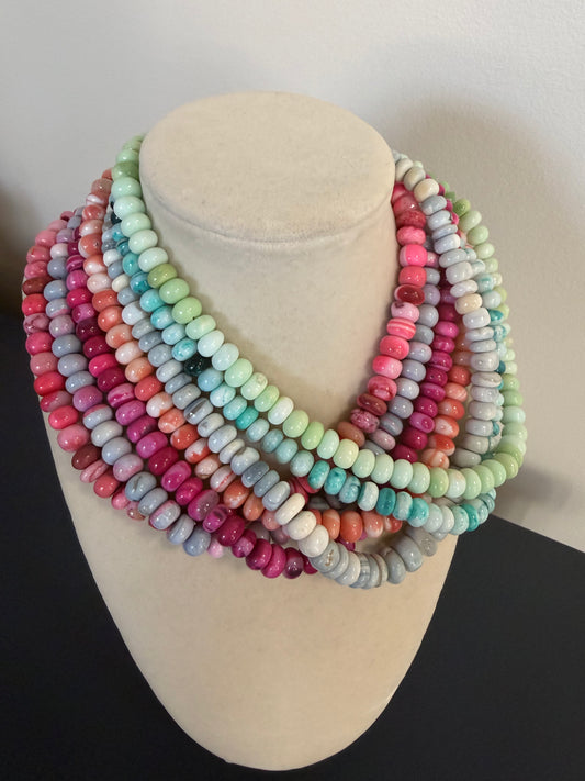 Flock: Opal candy necklace